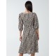 Knot Front Keyhole Dress