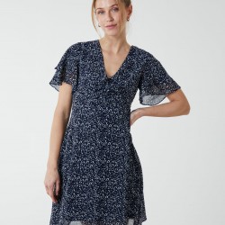 Knot Front Mini Dress