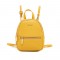 Yellow Leather Mini Backpack ERIN