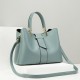 Teal Leather Handbag