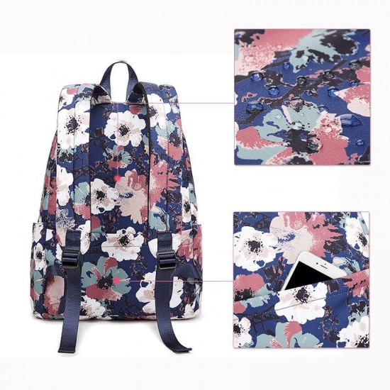 Floral Backpack Purse Concealed Carry