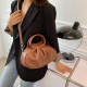 Dark Brown Leather Shoulder Bag