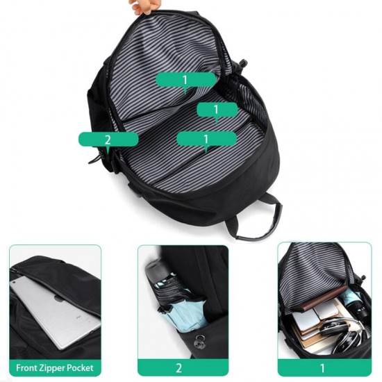 Lightweight Backpack With USB Charger