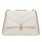 White Purse Gold Chain