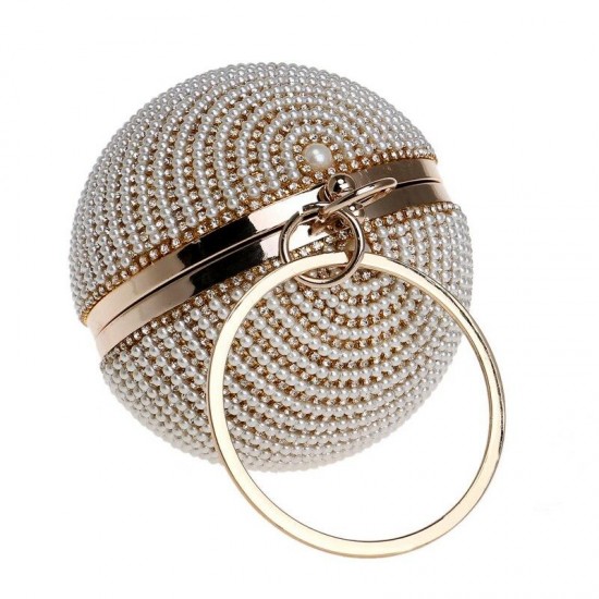 Rhinestone Ball Purse