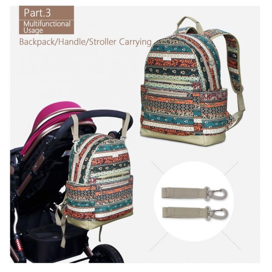 Boho Diaper Bag Backpack