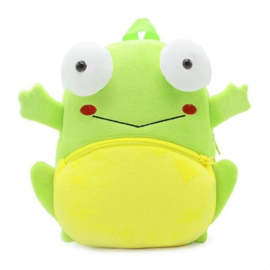 Plush Frog Backpack