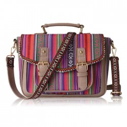 Boho Leather Crossbody Bag