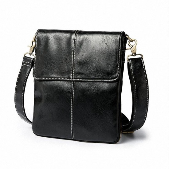 Vertical Leather Tablet Bag