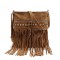 Boho Leather Fringe Purse