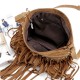 Boho Leather Fringe Purse