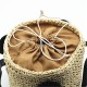 Pom Pom Straw Beach Bag