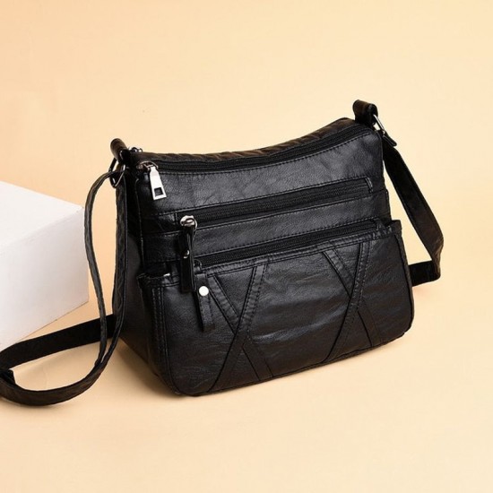 Black Leather Boho Bag