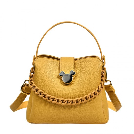 Bucket Bag With Chain Handle