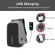 Anti Theft Waterproof Backpack With USB Charging Port