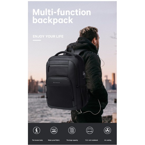 Multifunction USB Charging 14 Laptop Backpack