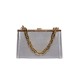 Black Clutch Bag With Chain Strap