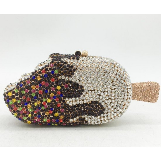 Rhinestone Ice Cream Purse