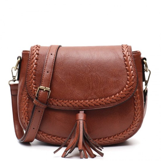 Boho Leather Crossbody Purse