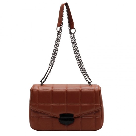 Double Chain Strap Shoulder Bag