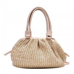 Woven Rattan Purse