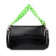 Flap Coin Purse With Chain