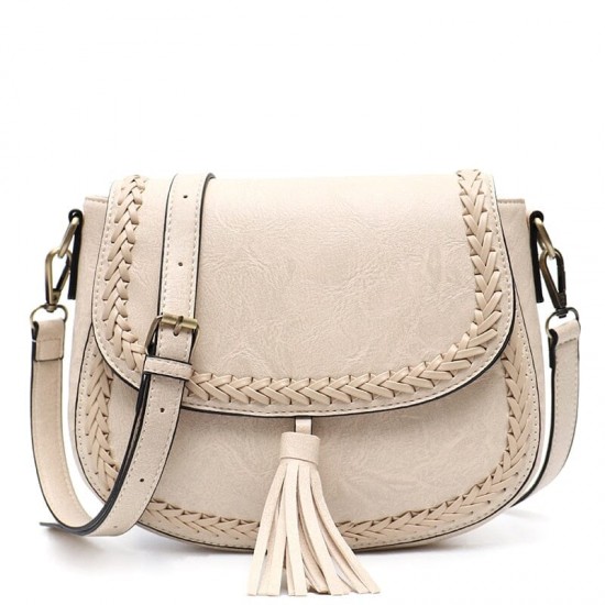 Boho Leather Crossbody Purse