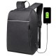 Laptop Backpack With USB Charging Port And Lock