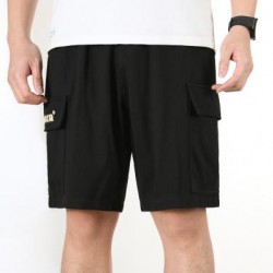 relaxed-fit durable polyester-blend shorts