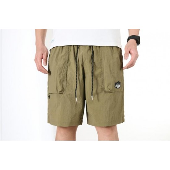 durable stretchy nylon-poly shorts