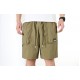 durable stretchy nylon-poly shorts