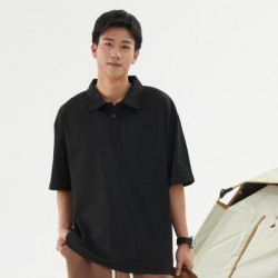 classic stylish relaxed-fit polyester polo shirt